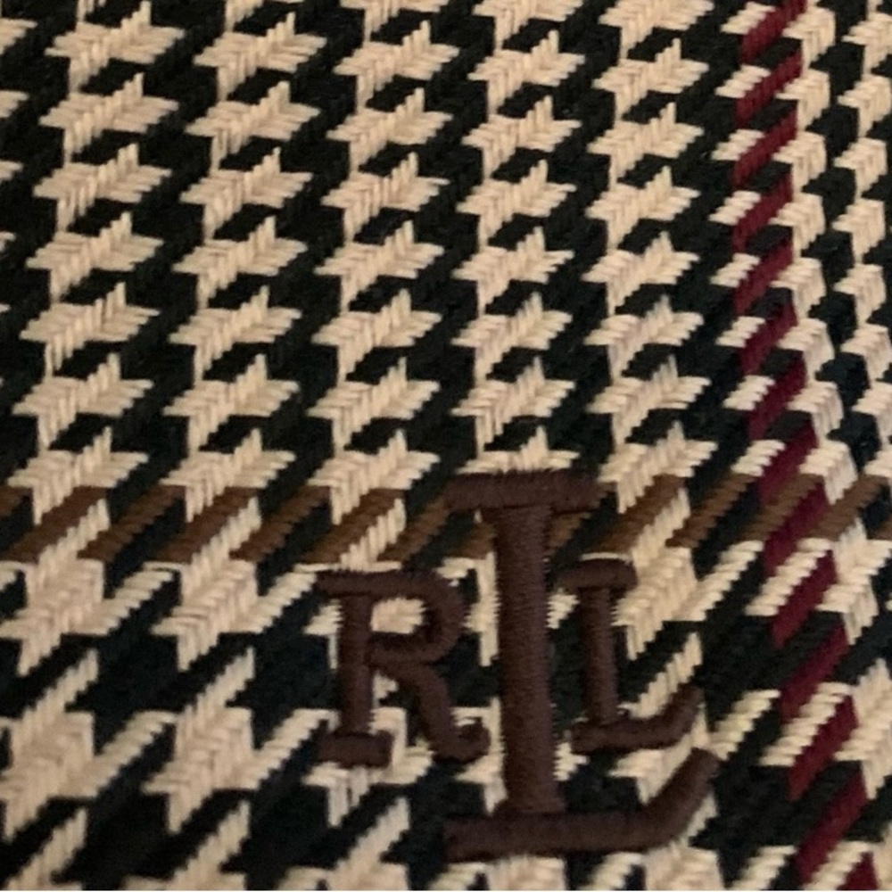 Ralph Lauren Houndstooth Shoulder Bag - Picture 3 of 14